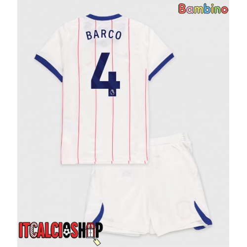 Chelsea Valentin Barco #4 Terza Maglia Bambino 2026-27 Manica Corta (+ Pantaloni corti)